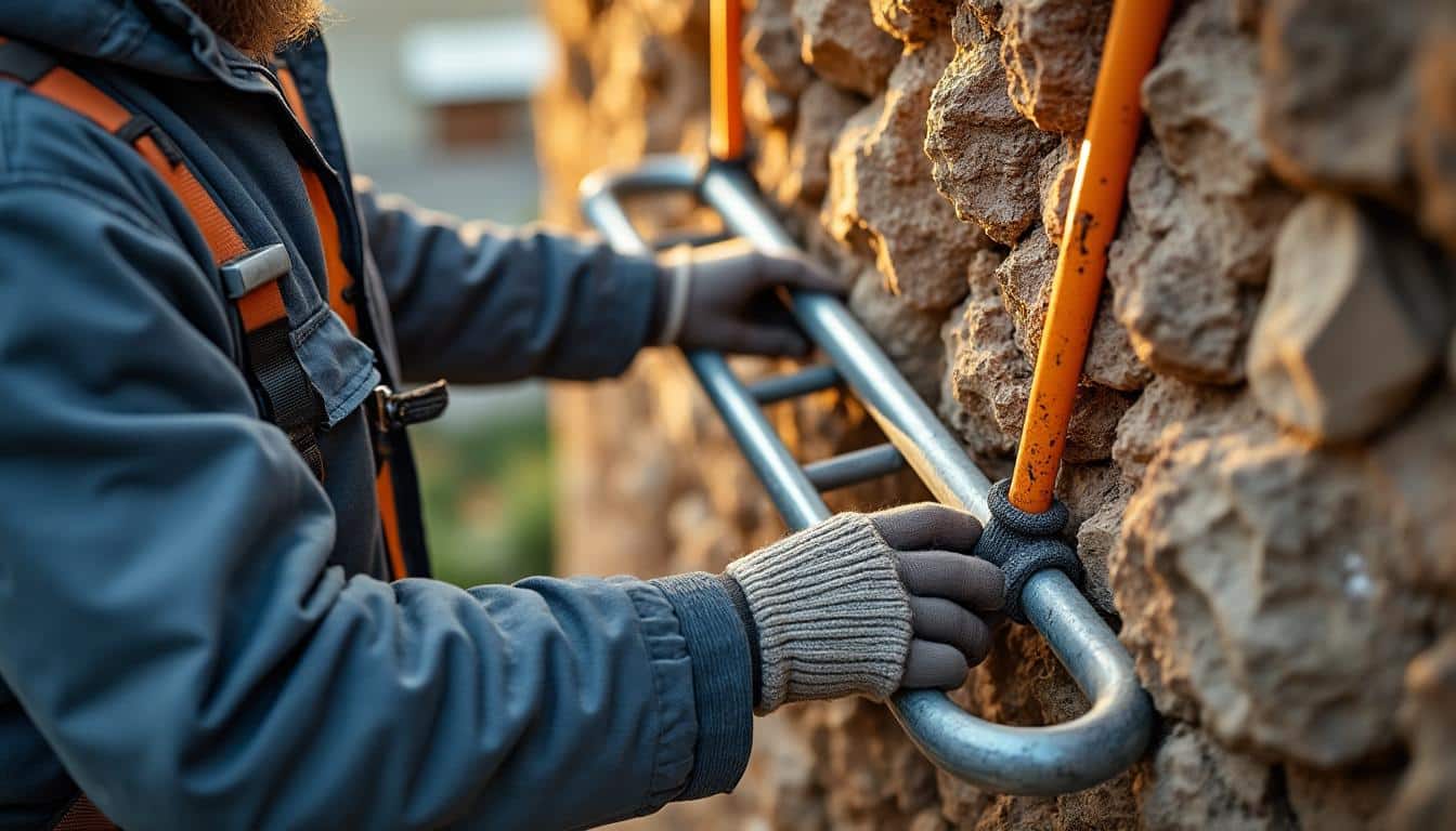 Illustration: Comprendre ce qu’est une échelle adaptée à une toiture en ardoise