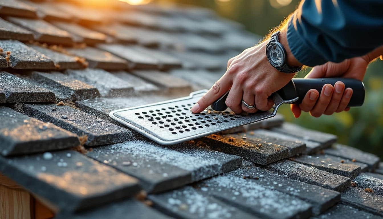 Illustration: Pourquoi recourir à un grattoir pour éliminer la mousse sur la toiture ?