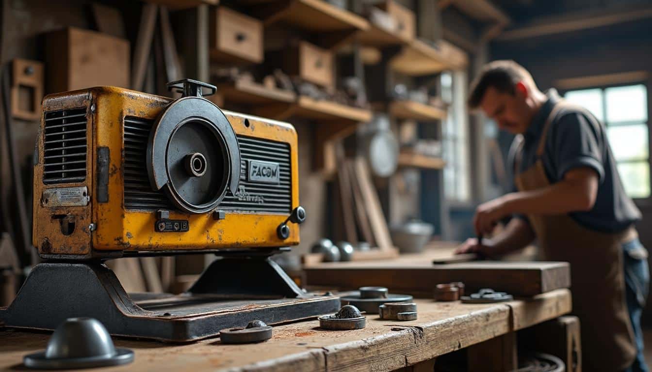 Illustration: Comment la scie à métaux Facom s’est imposée comme un outil incontournable