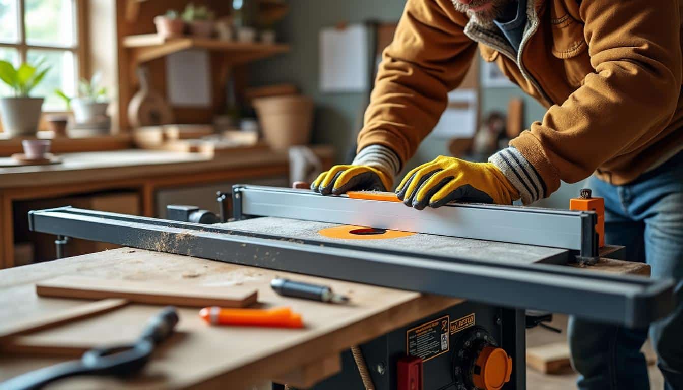 Illustration: Comment utiliser et entretenir efficacement une scie sur table Dexter ?