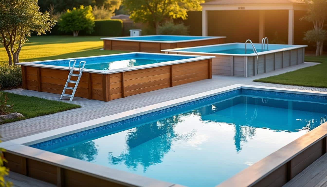 Illustration: Les matériaux et types pour bien choisir sa piscine hors sol
