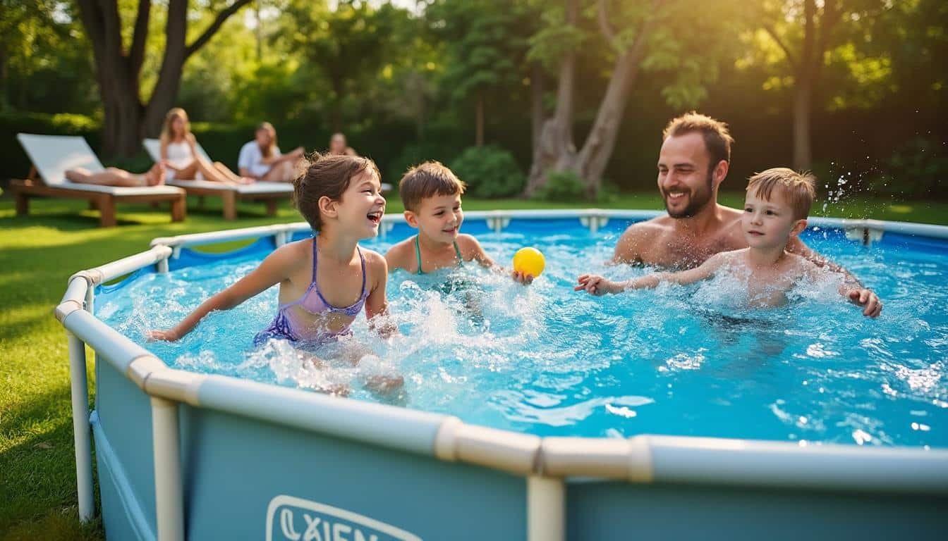 Illustration: Pourquoi choisir une piscine hors sol en acier pour son jardin ?