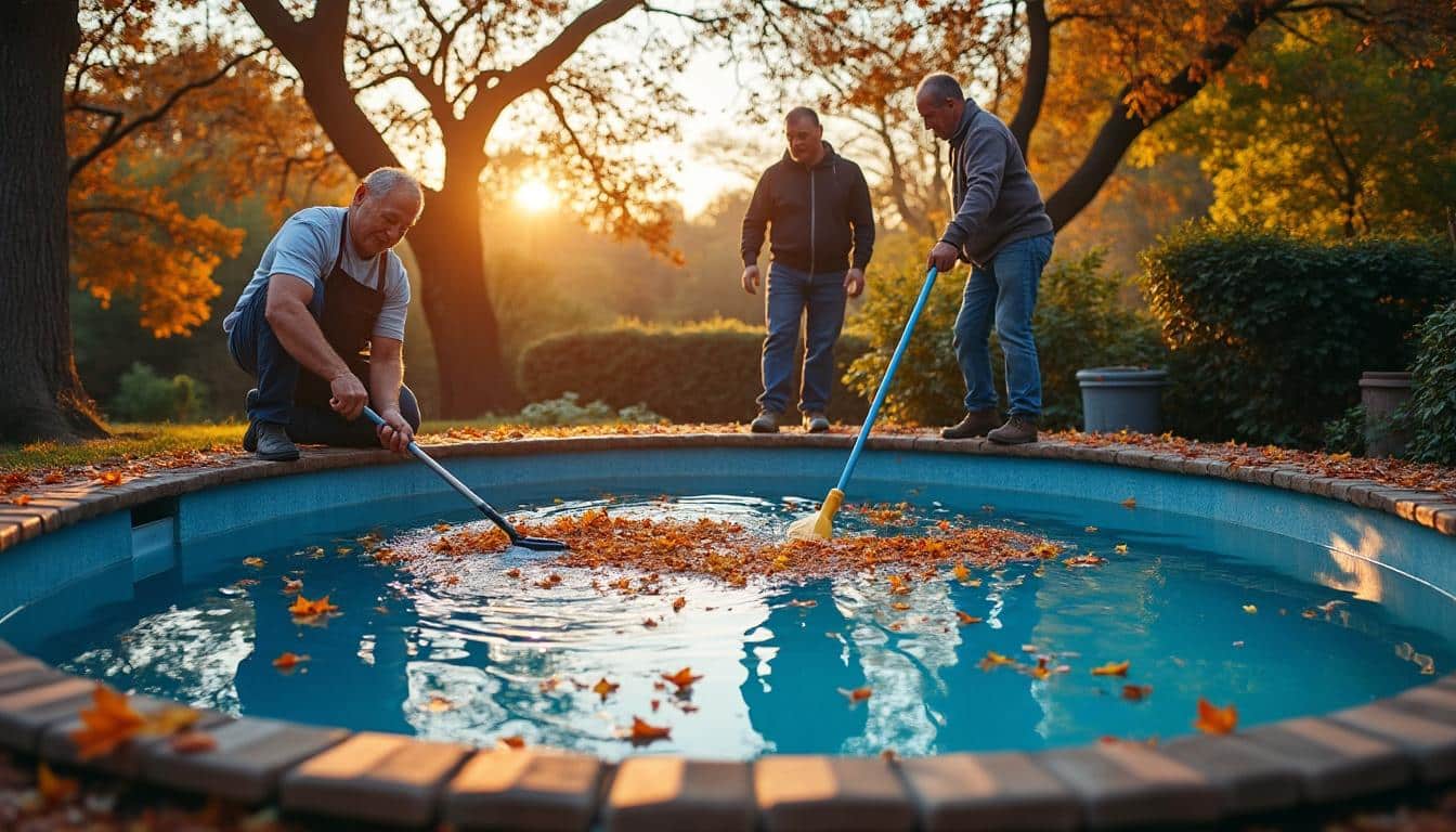 Illustration: Pourquoi il est essentiel de bien préparer sa piscine hors sol avant l’hiver
