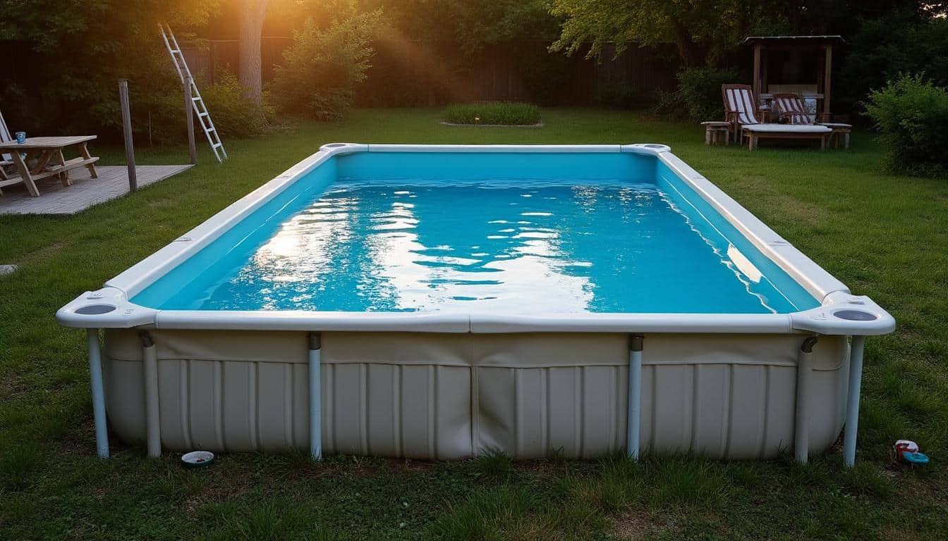 Illustration: Découvrir les caractéristiques d’une piscine hors sol rectangulaire de 5x3 mètres
