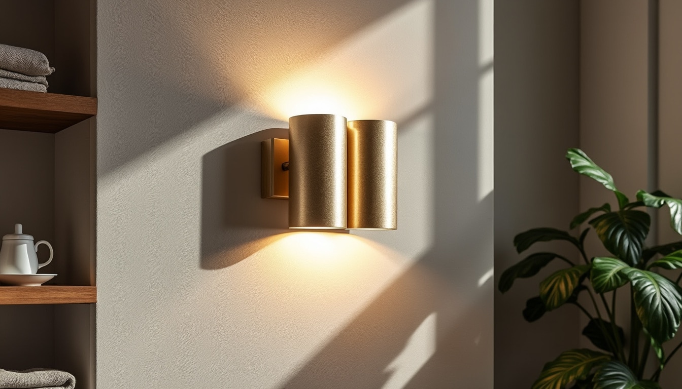 Applique murale double : éclairage modulable et design pour votre intérieur
