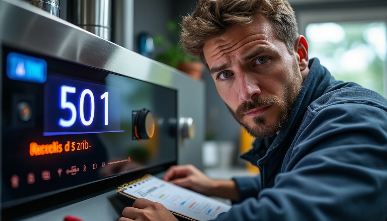 Illustration: Comprendre ce que signifie l’erreur 501 sur une chaudière Chaffoteaux