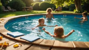 Piscine en bois ronde hors sol : charme naturel et installation facile