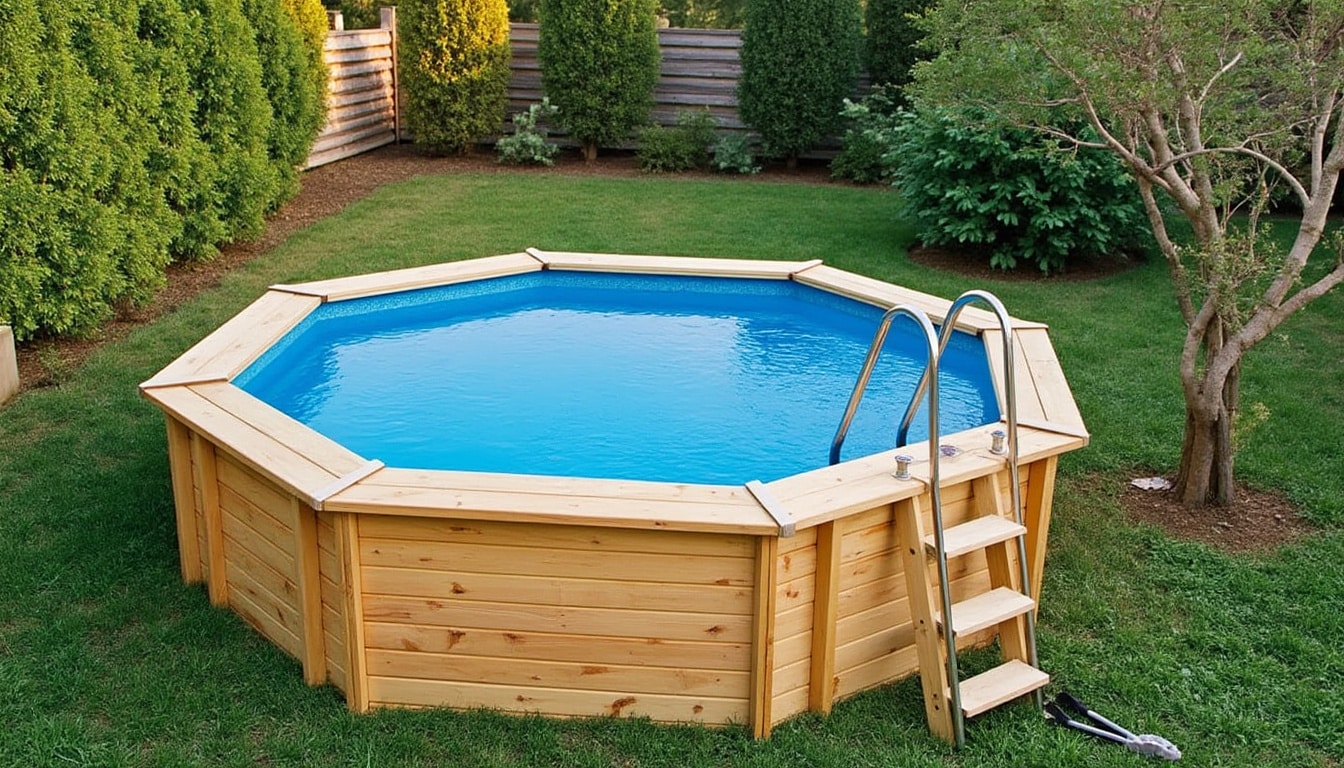 Illustration: Comprendre la structure et les caractéristiques d’une piscine octogonale en bois hors sol