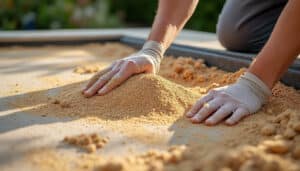 Quel sable sous piscine hors sol choisir pour une base stable et durable
