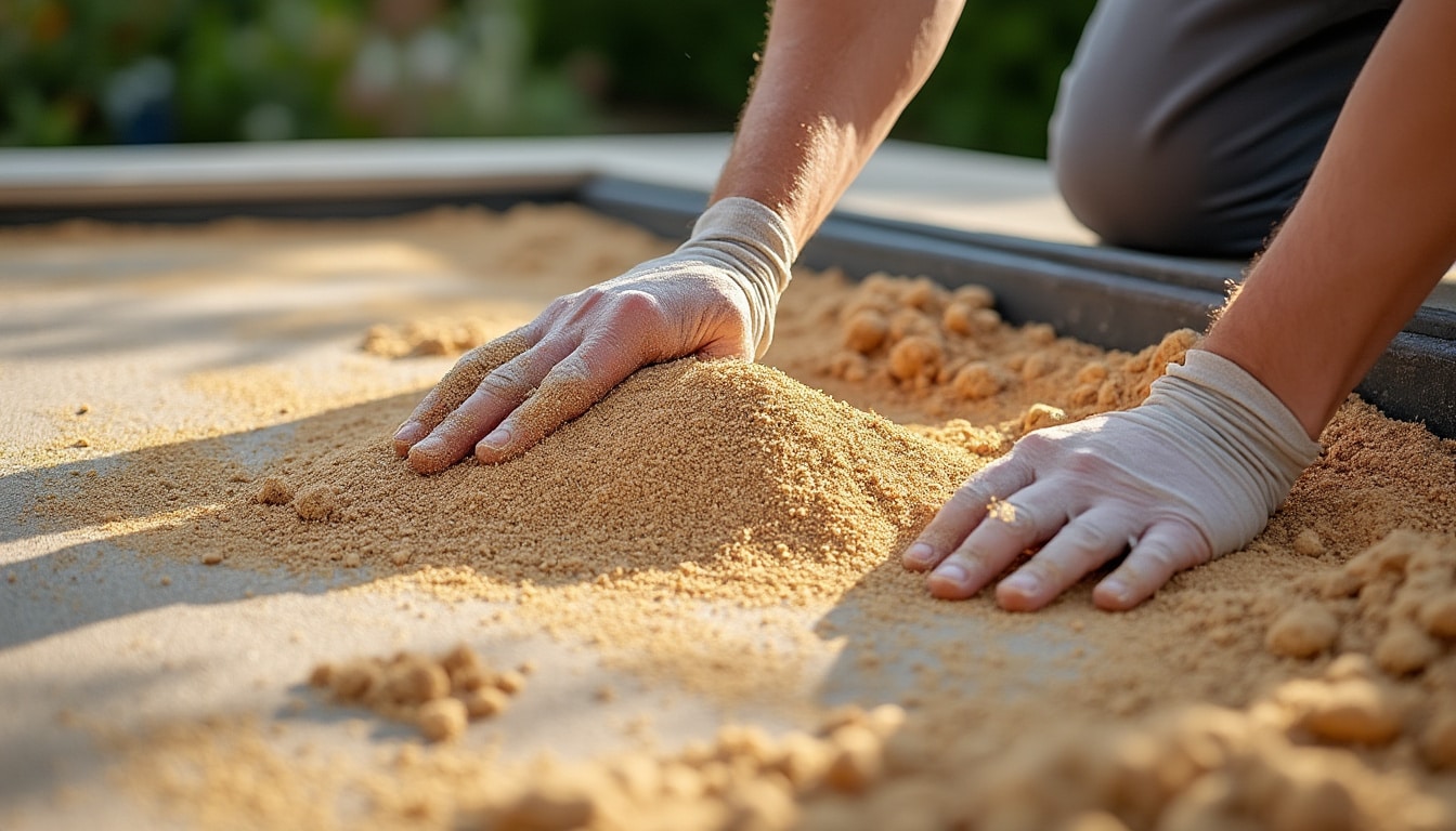 Quel sable sous piscine hors sol choisir pour une base stable et durable