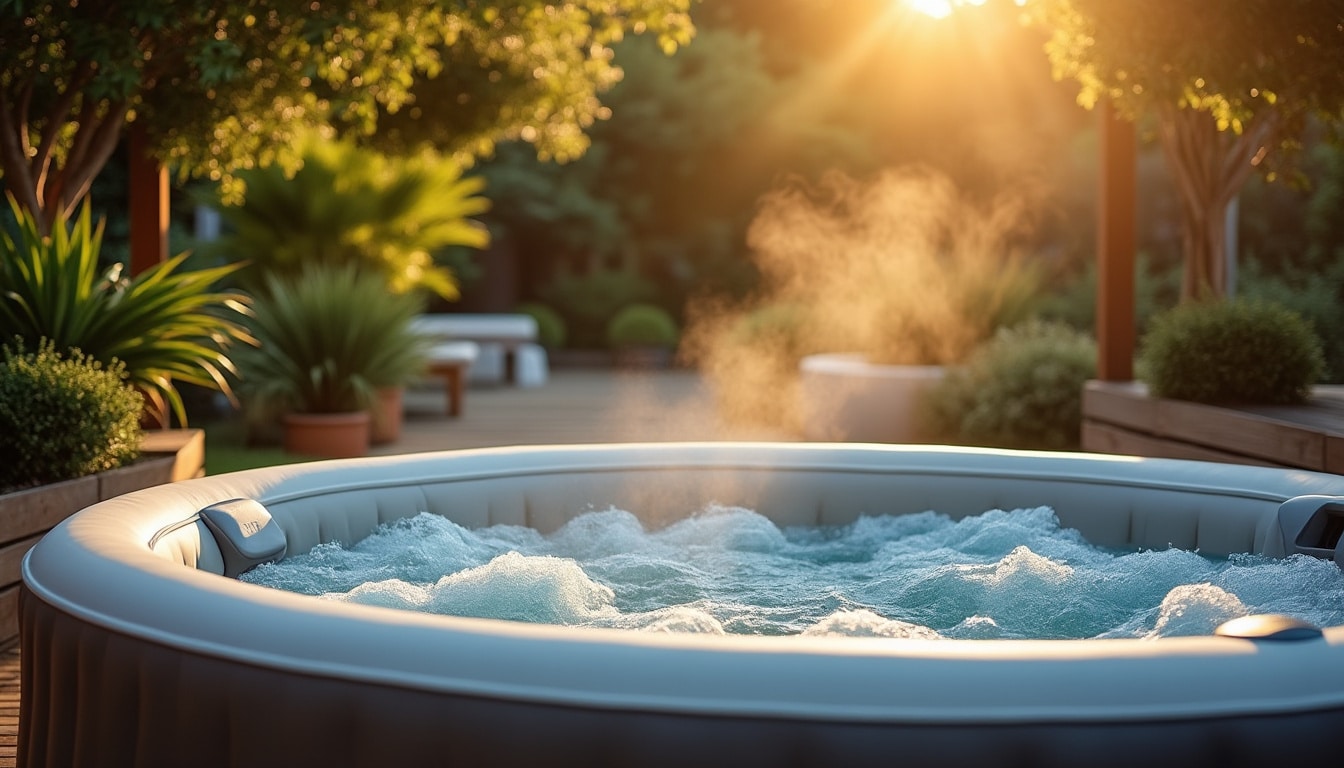 Illustration - Pourquoi choisir un spa gonflable pour se détendre à la maison ?