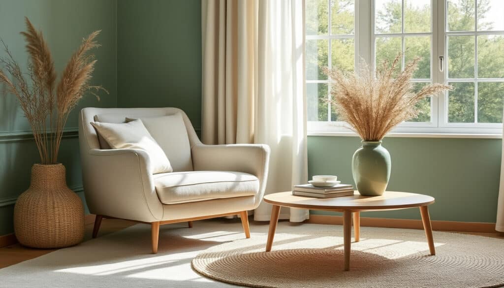 Vert de gris peinture : charme, astuces et déco apaisante